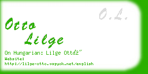 otto lilge business card